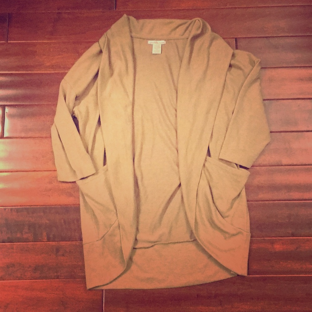 Comfy light brown cover up